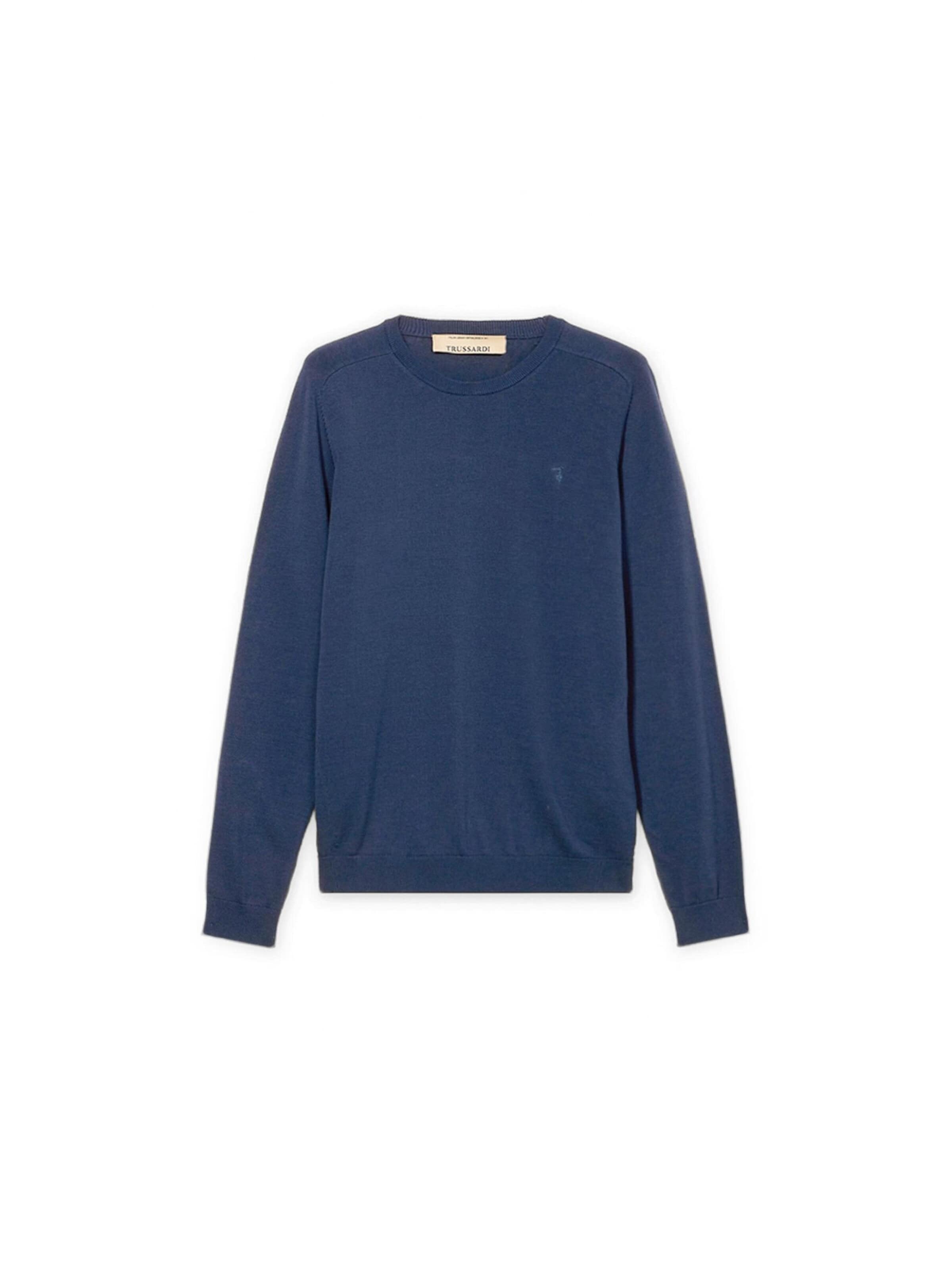 Trussardi Sweater in Blue: front