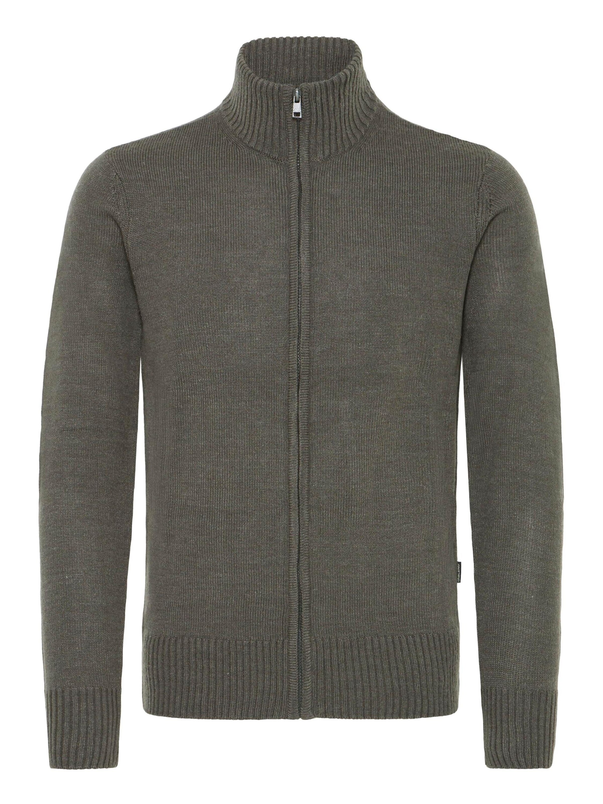 BLEND Strickjacke ' BHRycel ' in Grau: Vorderseite