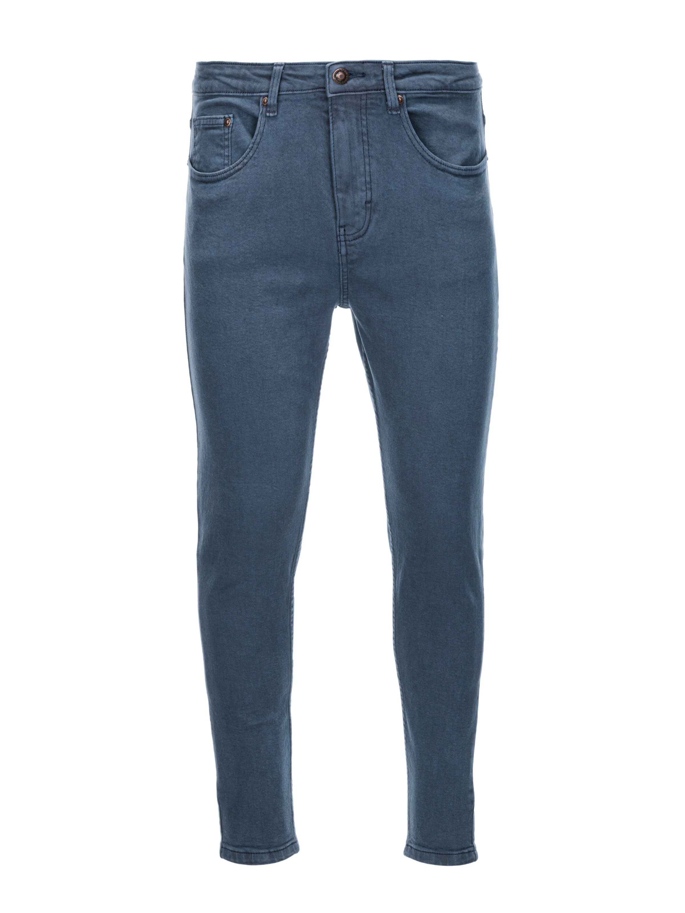 Ombre Slimfit Jeans 'P1058' in Blauw: voorkant