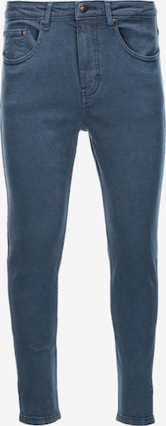 Ombre Slimfit Jeans 'P1058' in Blauw: voorkant
