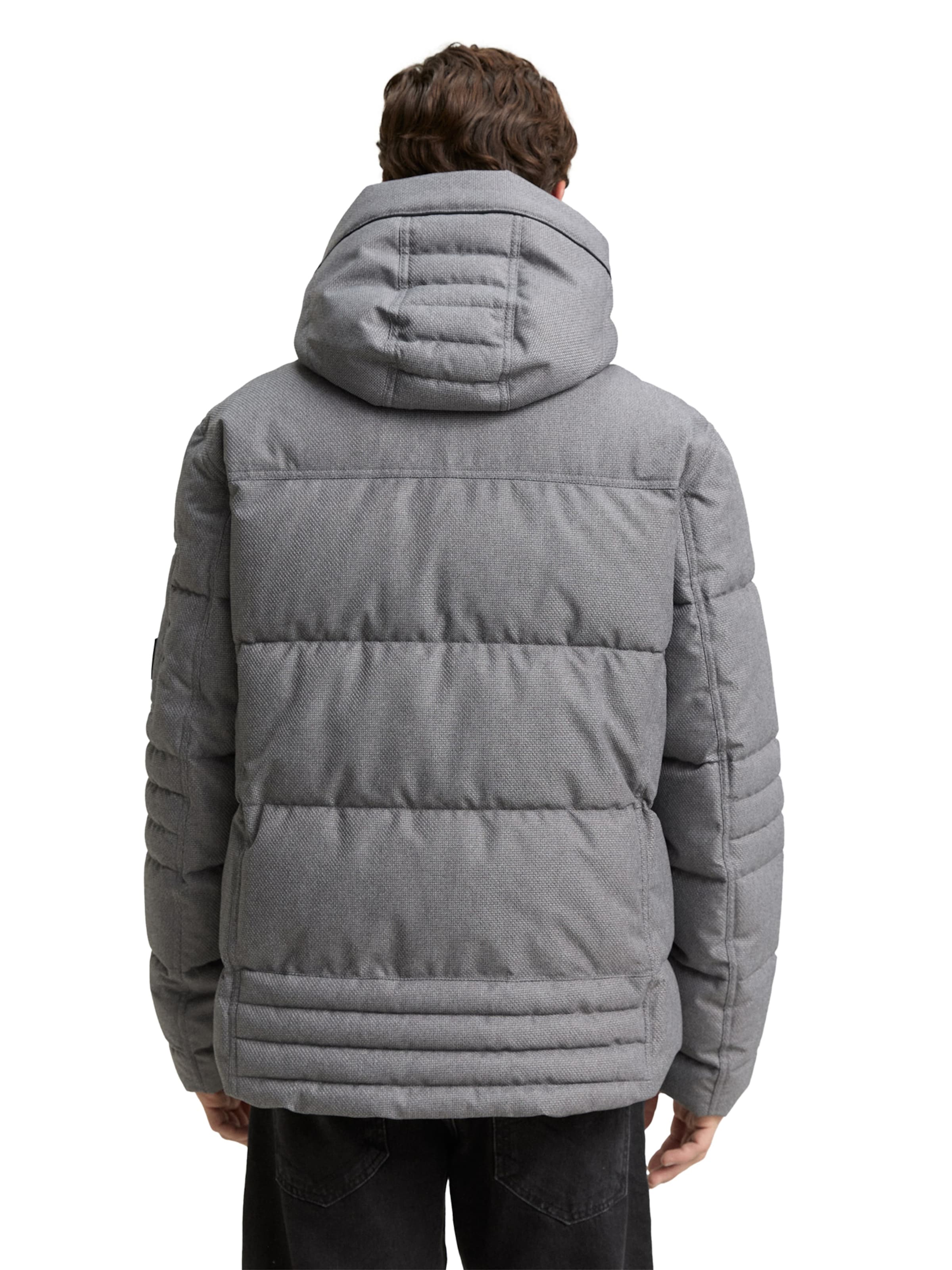 TOM TAILOR Winter Jacket in Grey