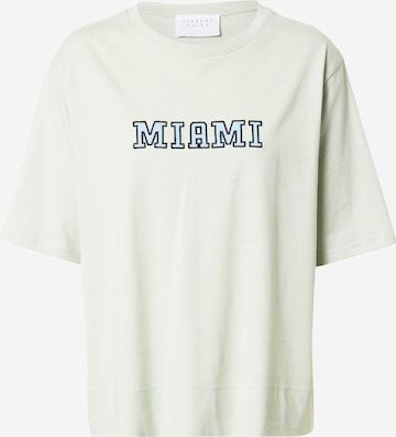 T-shirt 'HIYA' SISTERS POINT en vert : devant