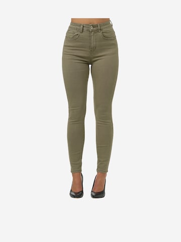 Elara Skinny Jeansy w kolorze zielony: przód