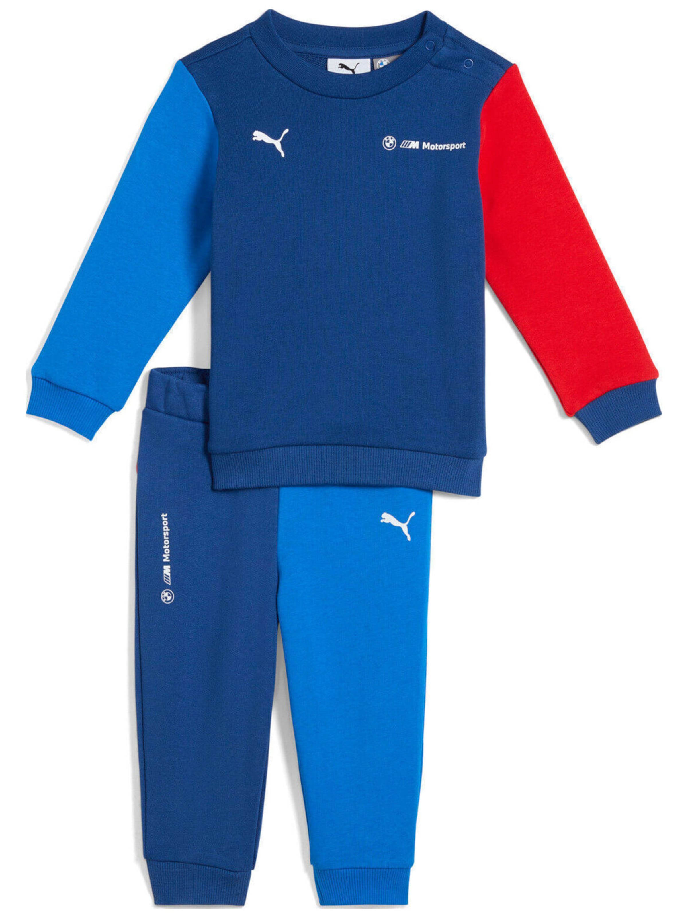 PUMA Sweat jacket 'Puma Bmw Mms Ess Toddler Jogger' in Blue: front