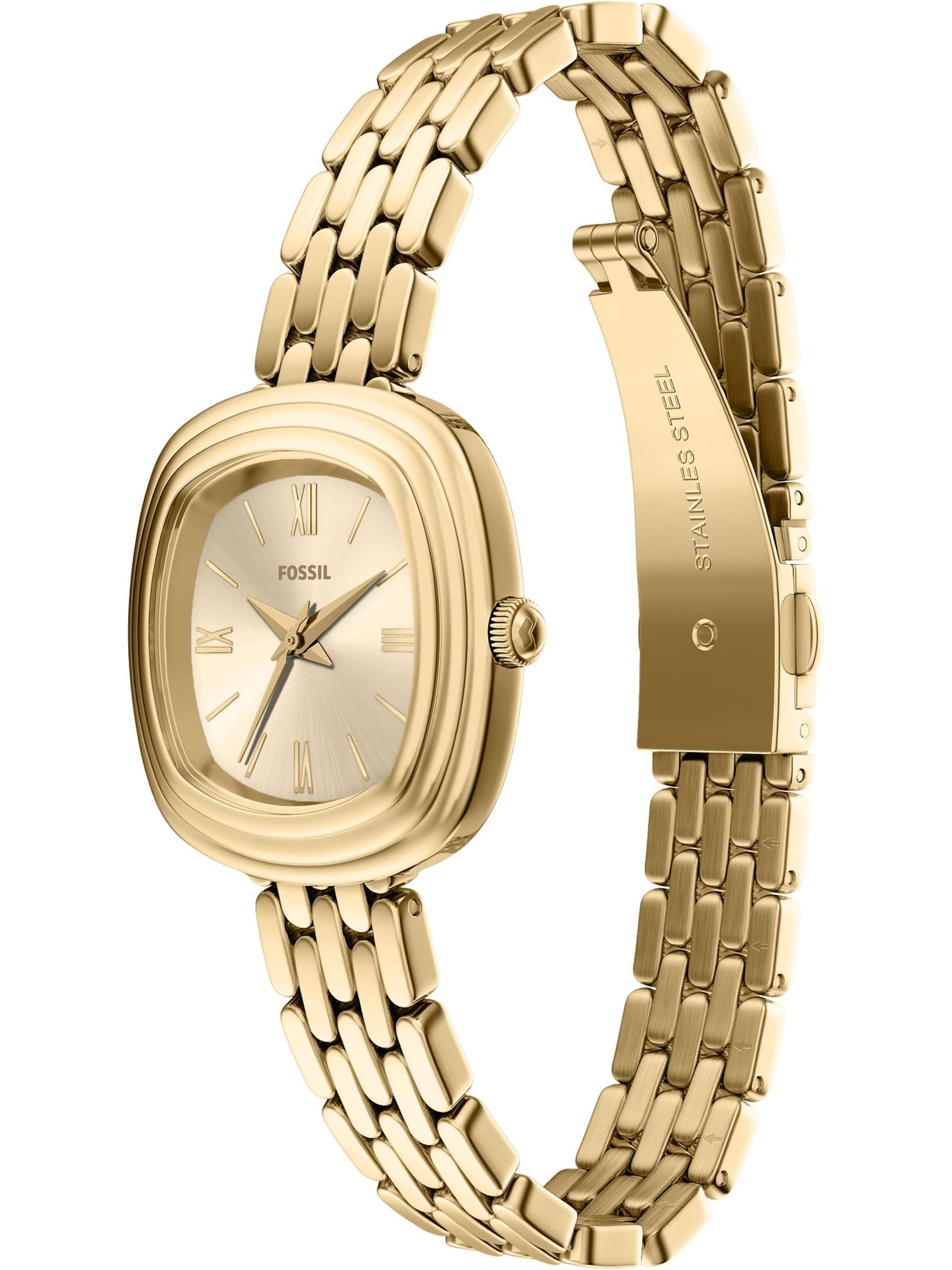 FOSSIL Analogt ur 'Genevieve' i guld