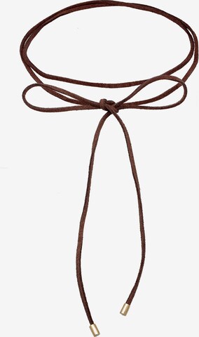 ELLI Necklace in Brown: front