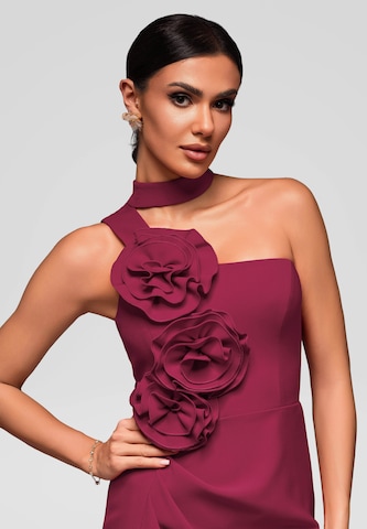 Ombre Evening dress in Red