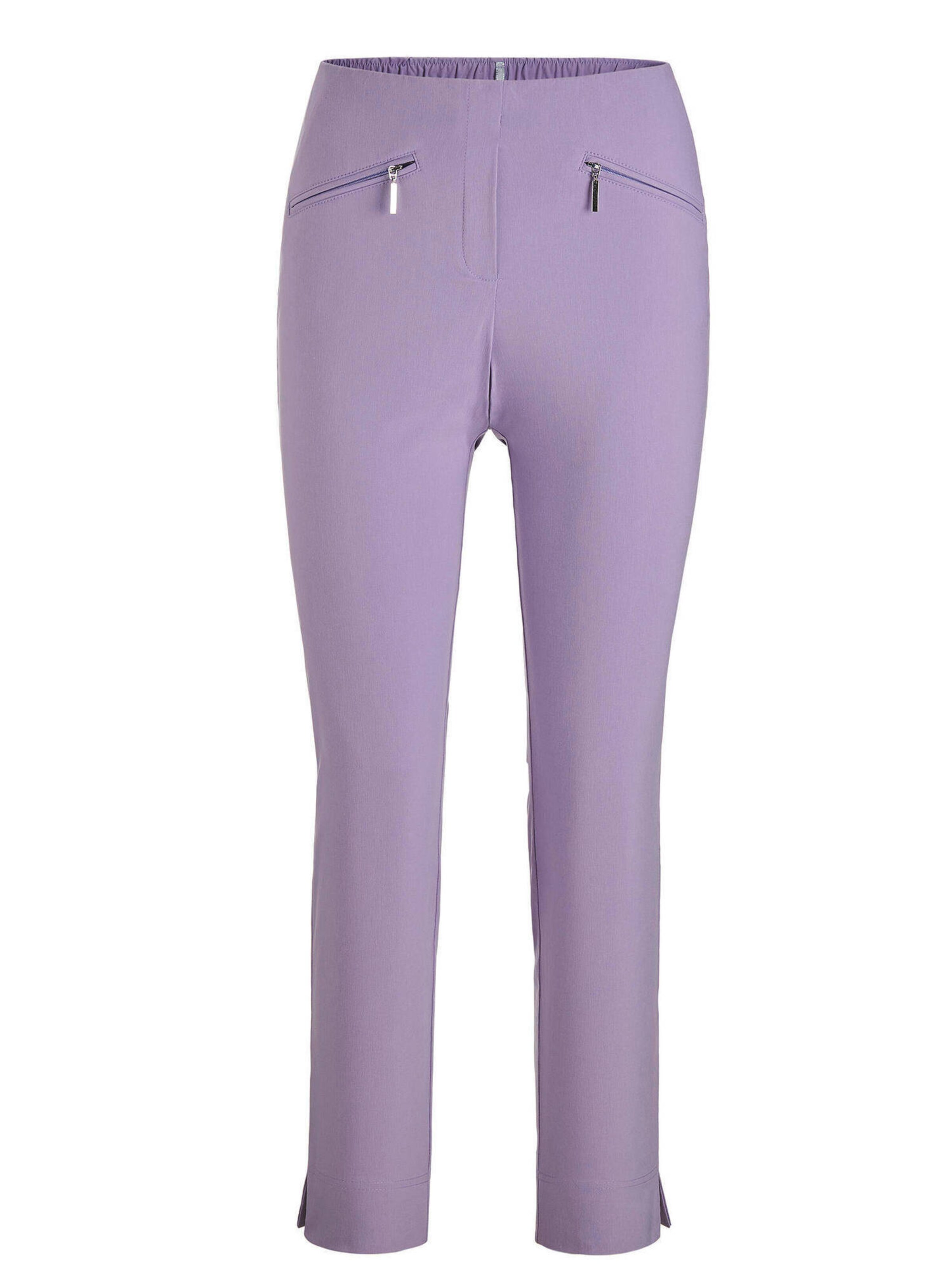 Goldner Hose 'LOUISA' in Lila: Vorderseite