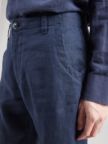 Bruun & Stengade Regular Pants 'Peppon' in Blue