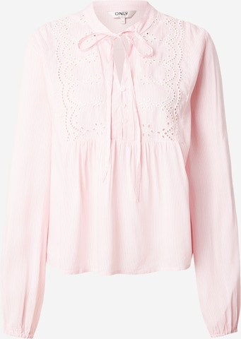 Chemisier 'ONLLENNYO' ONLY en rose : devant