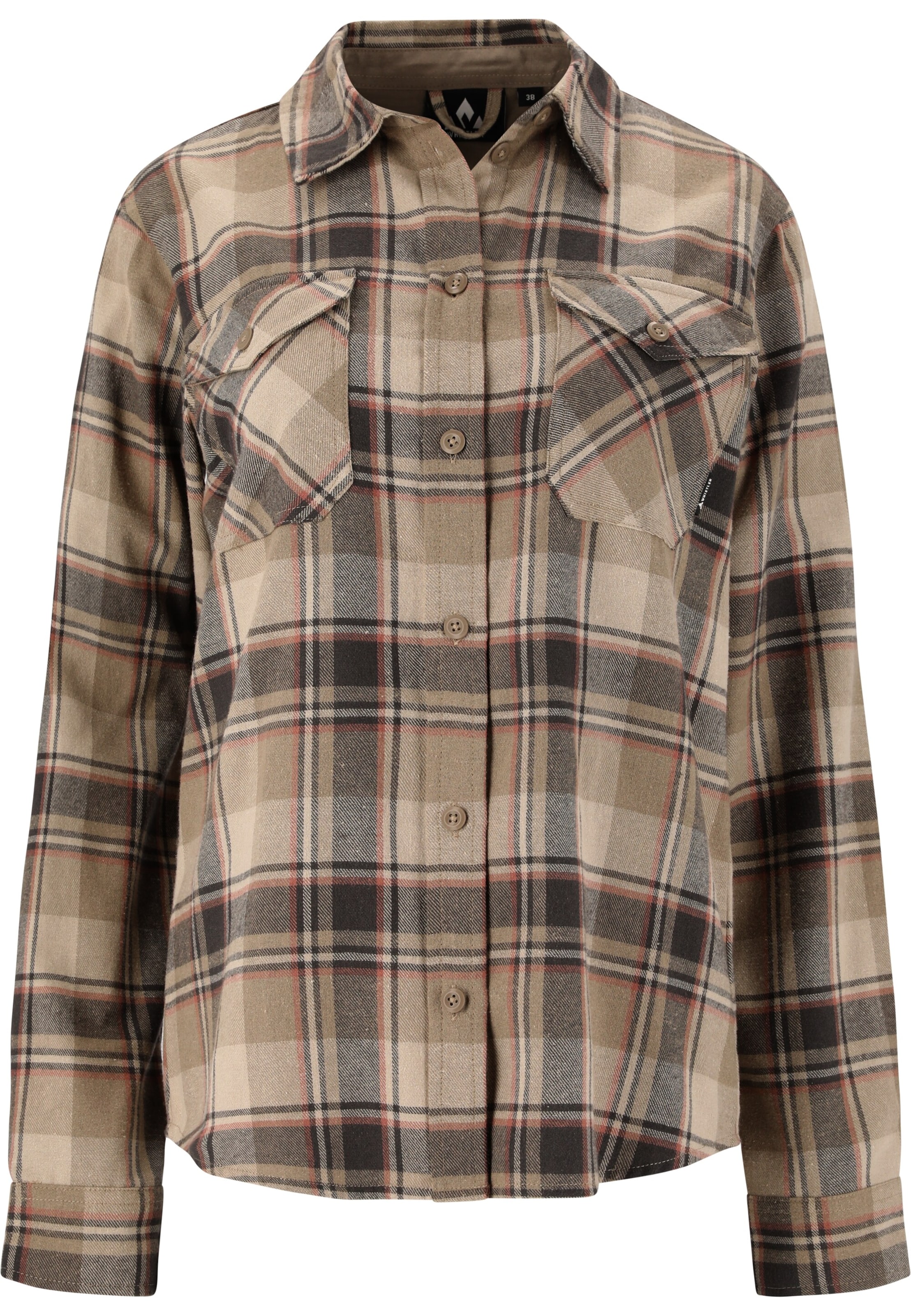 Whistler Wanderbluse 'Bargo' in Braun: Vorderseite