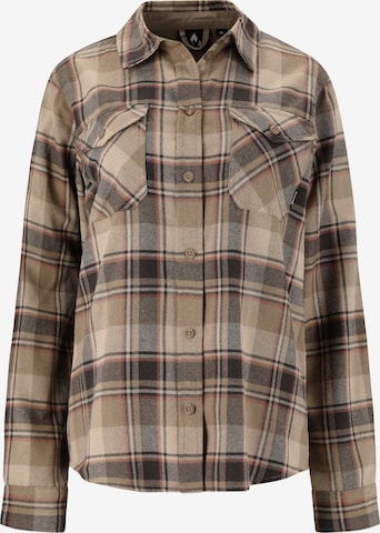 Whistler Multifunctionele blouse 'Bargo' in Bruin: voorkant