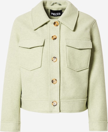 PIECES Between-Season Jacket 'GINA' in Green: front