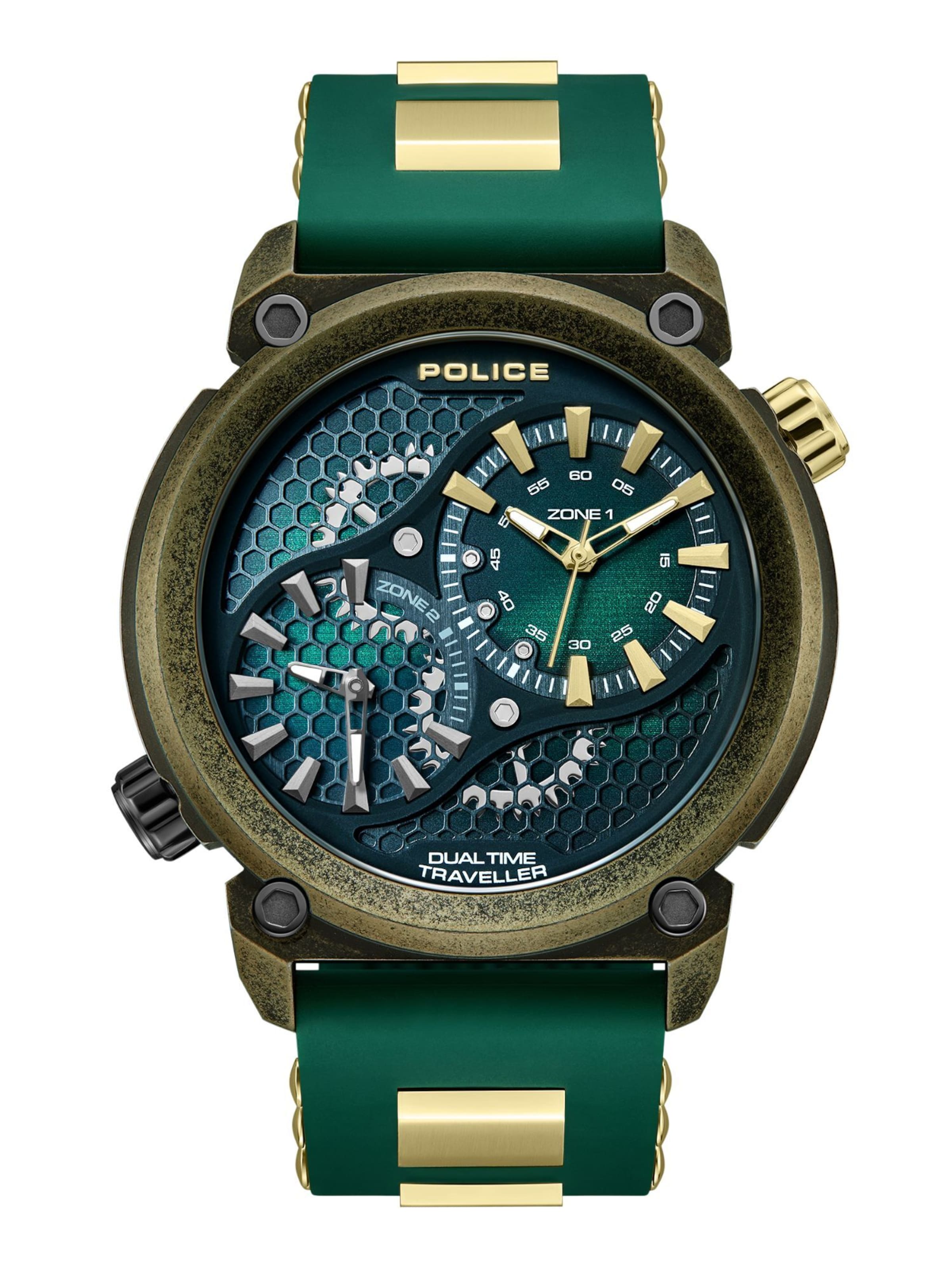 POLICE Analog watch 'Boa' in Green: front