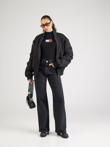 Wide Leg Jean 'CLAIRE' Tommy Jeans en noir