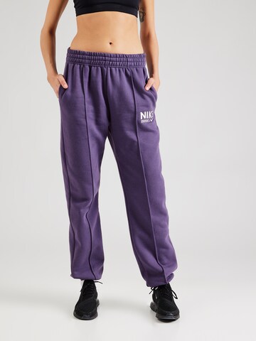 Nike Sportswear Конический (Tapered) Штаны в Лиловый: спереди