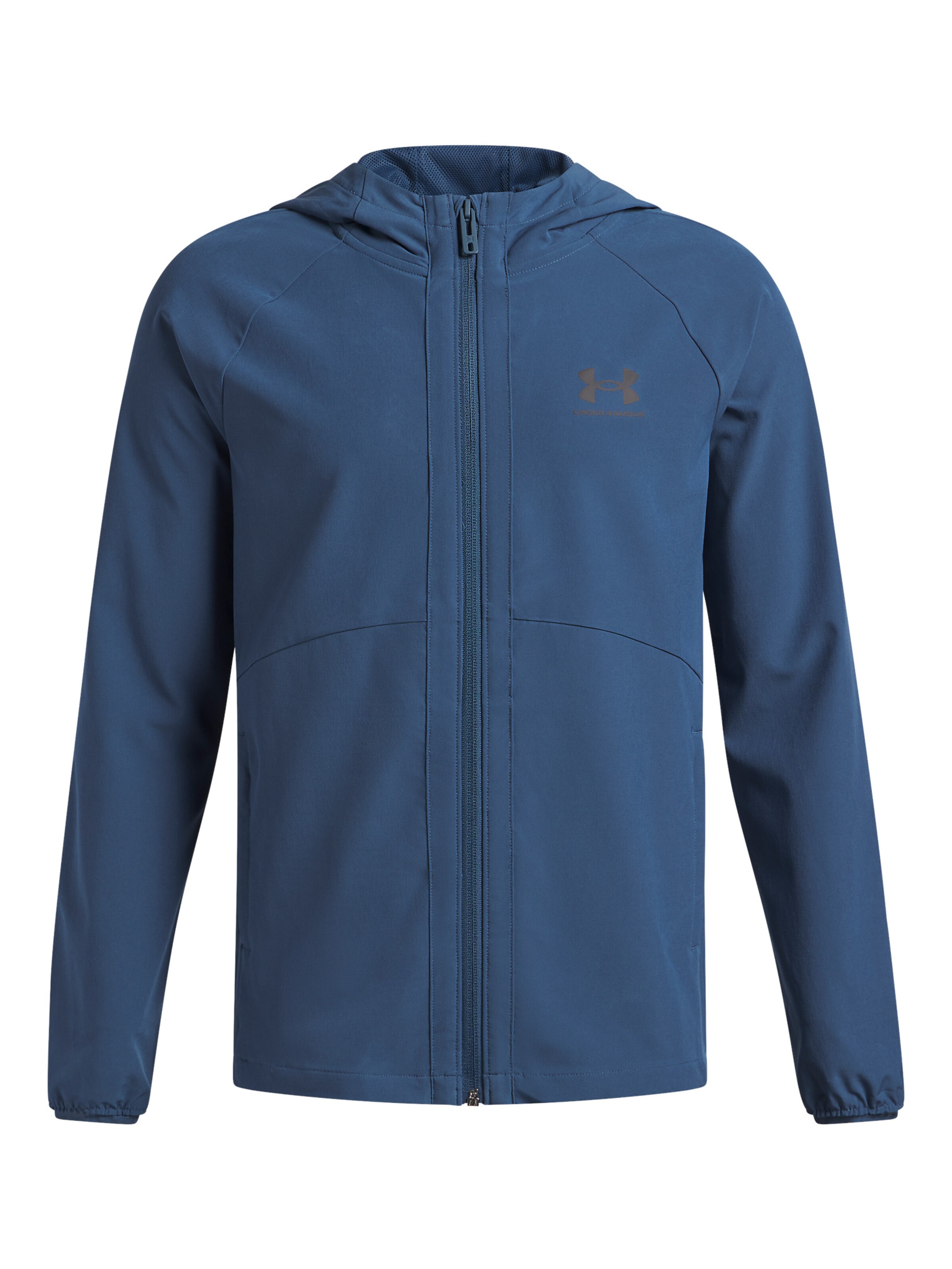 UNDER ARMOUR Sportjas in Blauw: voorkant