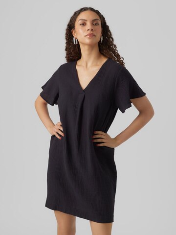 VERO MODA Kjole i sort: forside