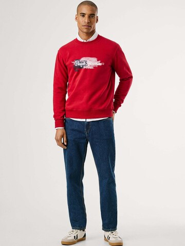 Felpa ' TREY CREW ' di Pepe Jeans in rosso