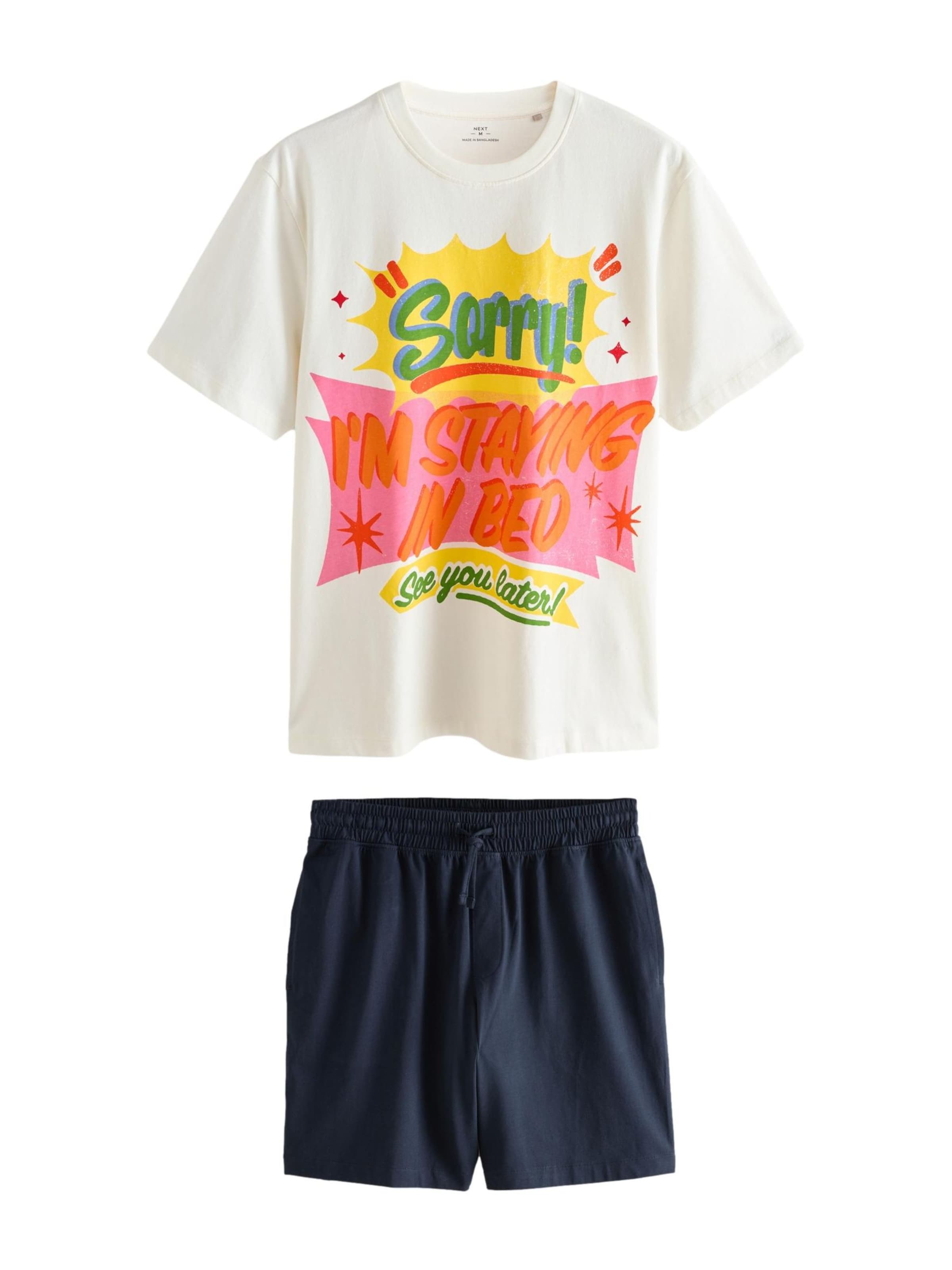 Pigiama corto di Next in blu: frontale