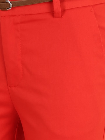 b.young Slimfit Chino hlače 'Days Cigaret' | rdeča barva