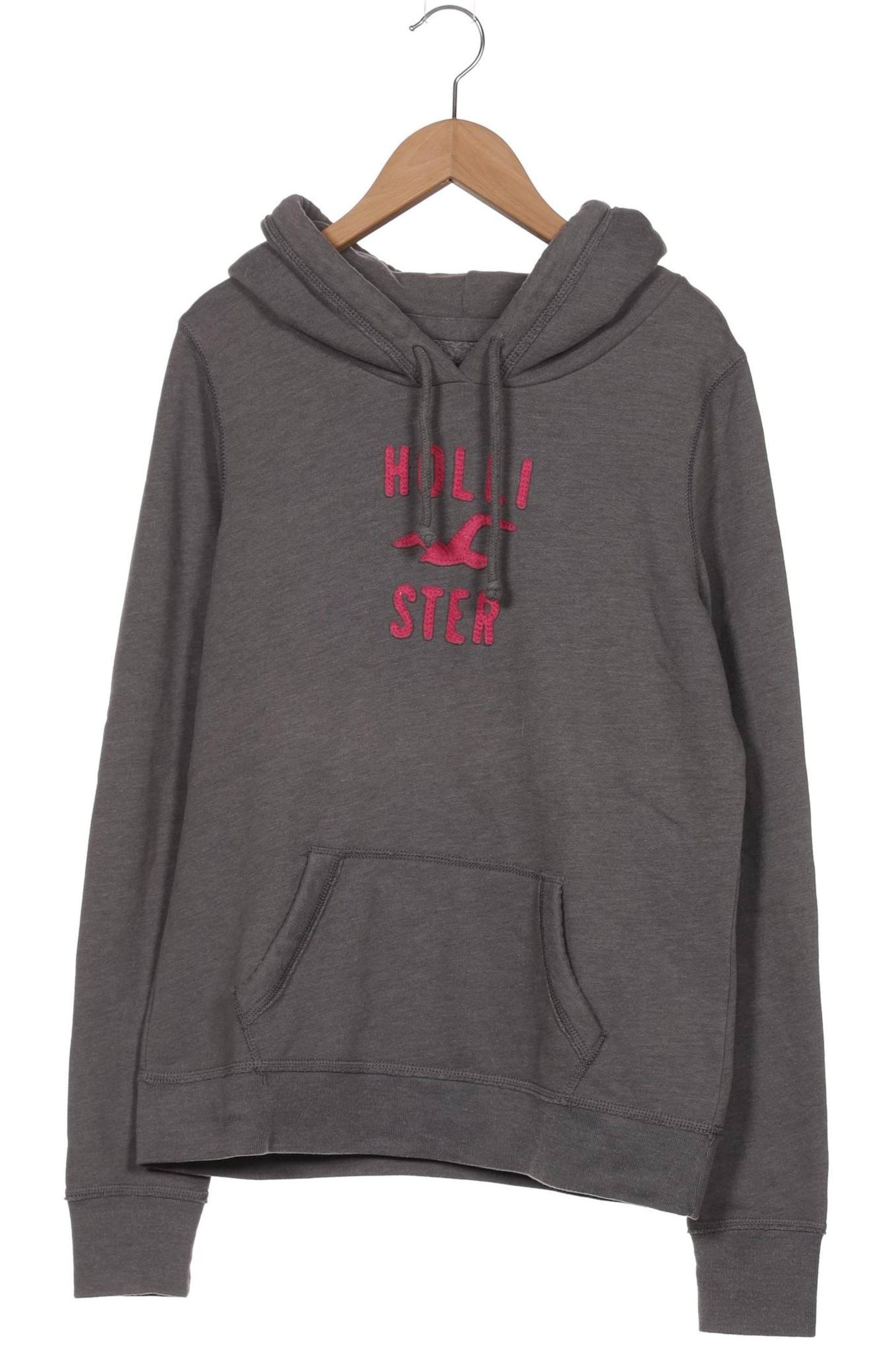 HOLLISTER Sweatshirt & Zip-Up Hoodie in L in Grey: front