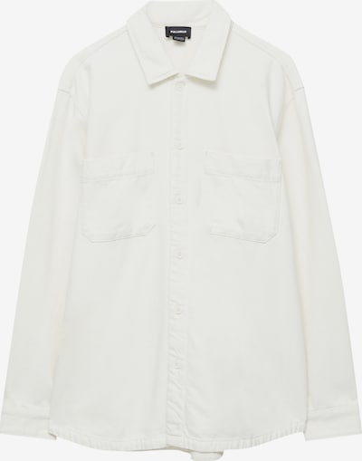 Pull&Bear Button Up Shirt in White, Item view