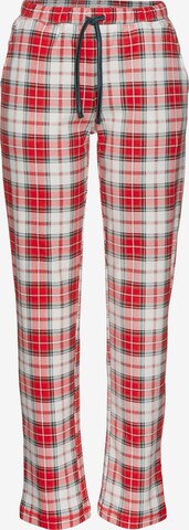 LASCANA Pizsama nadrágok - piros: elől