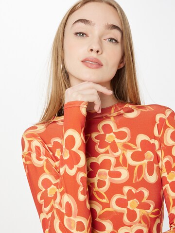 Nasty Gal Shirt in Orange