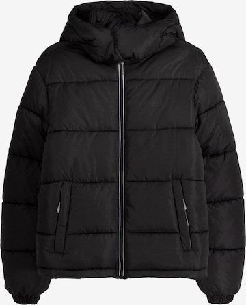 Veste mi-saison Bershka en noir : devant