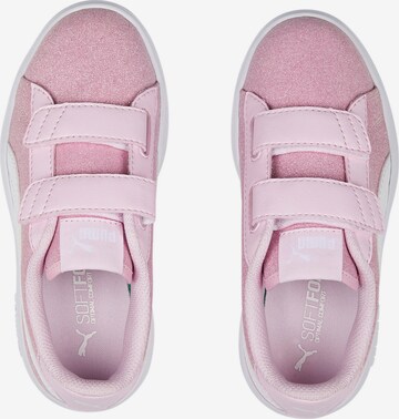 Baskets 'Smash v2' PUMA en rose