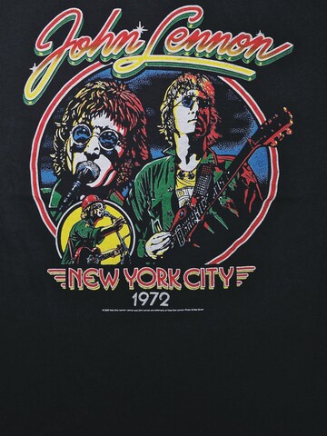 John Lennon Shirt 'John Lennon NYC 1972 T-Shirt' in Black