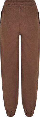 Urban Classics Tapered Broek in Bruin