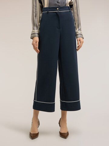 Wide Leg Pantalon MOTIVI en bleu : devant