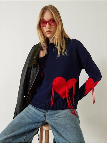 Pull-over 'Pullover' Bianco Lucci en mélange de couleurs