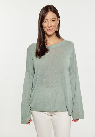 usha WHITE LABEL Pullover in Grün: predná strana