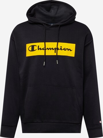 Felpa di Champion Authentic Athletic Apparel in nero: frontale