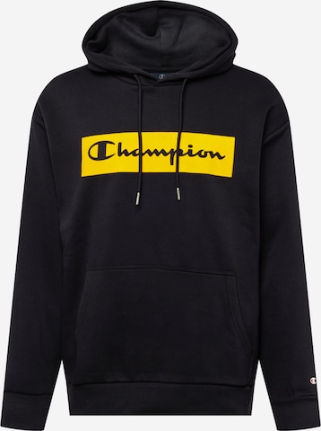 Champion Authentic Athletic Apparel Sweatshirt in Black: front