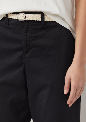 Effilé Pantalon s.Oliver en noir