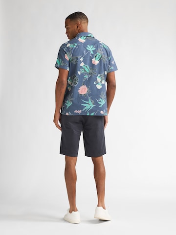 Petrol Industries Regular fit Overhemd in Blauw