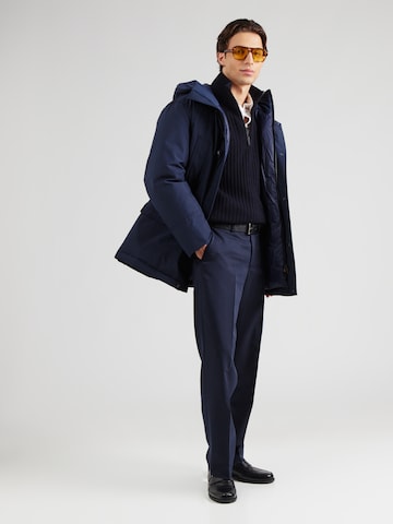 BOSS Orange Zimní parka 'Osiass1' – modrá