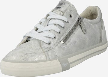 Sneaker low de la MUSTANG pe argintiu: față