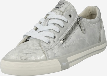 MUSTANG Sneakers laag in Zilver: voorkant