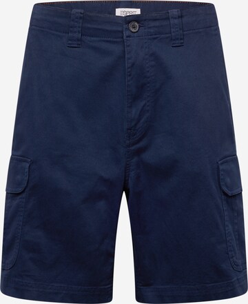 Regular Pantaloni cu buzunare de la ESPRIT pe albastru: față