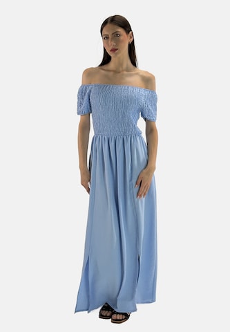 Elara Sommerkjole i blå: forside