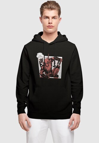 ABSOLUTE CULT Sweatshirt 'Deadpool - Tacos Breaktime' in Schwarz: Vorderseite