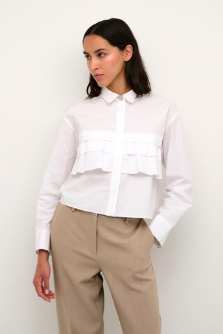 KAREN BY SIMONSEN Bluse 'Nilla' i hvid: forside