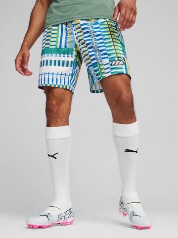 PUMA Regular Sportshorts in Weiß: Vorderseite
