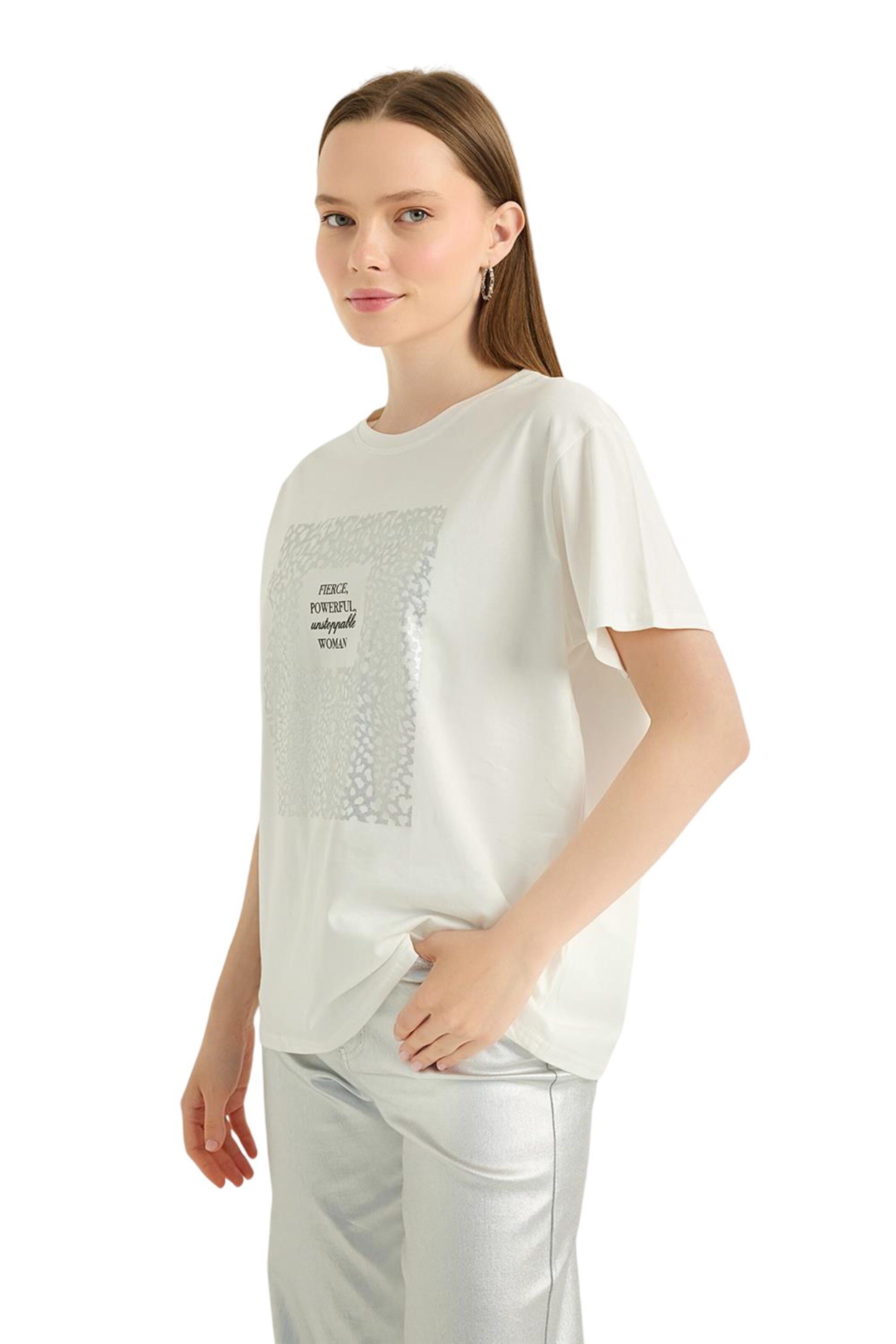 T-shirt HOME STORE en blanc