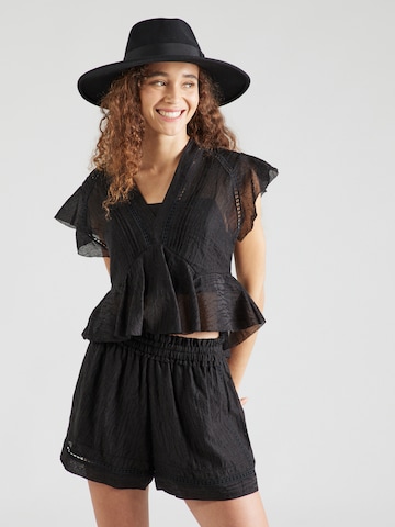 IRO - Blusa em preto: frente